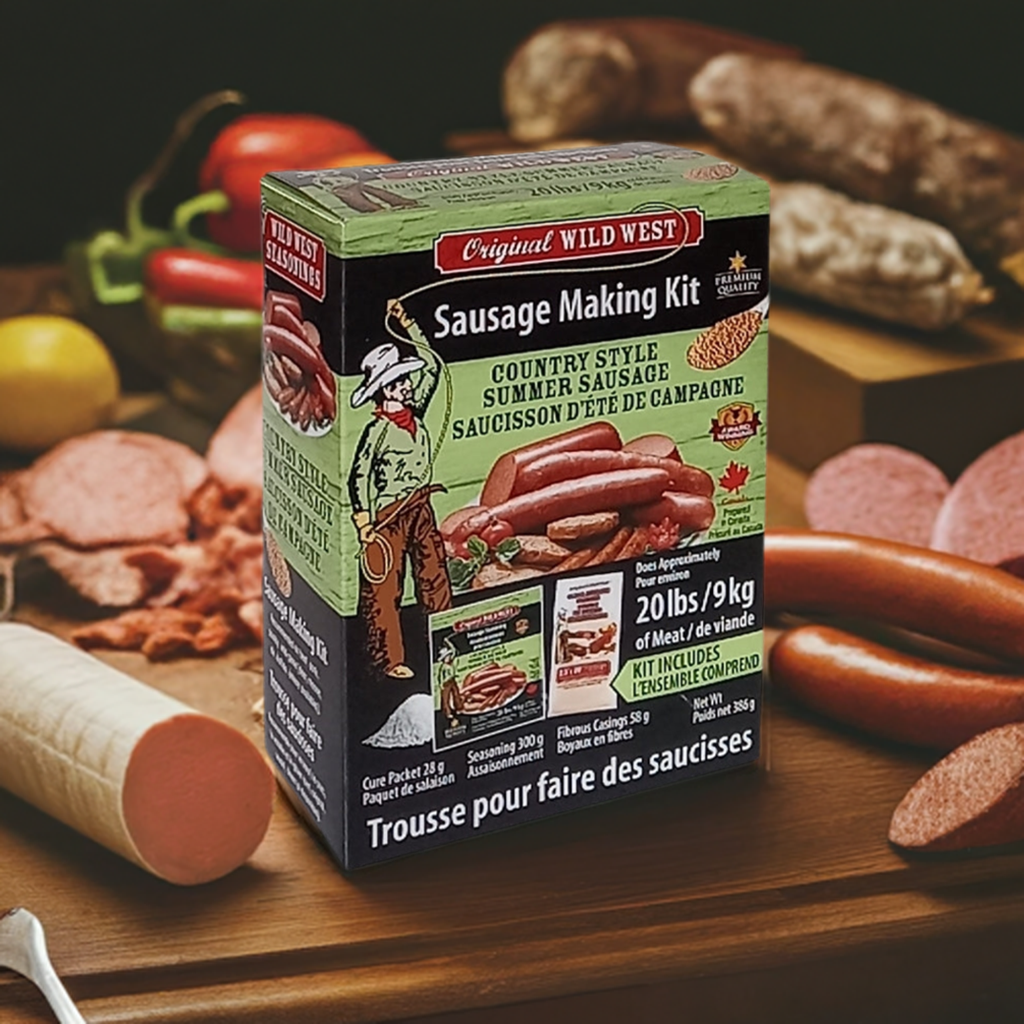 Country Style Summer Sausage Making Kit Wild West Seasonings