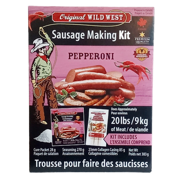 Pepperoni Sausage Making Kit Wild West Seasonings